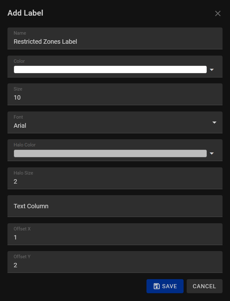 Create Label Style