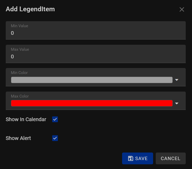 Add Legend Items