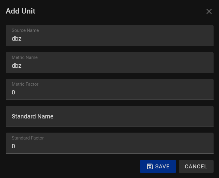 Add Unit