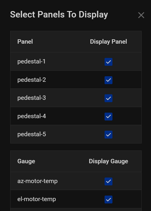 change Columns Dialogue