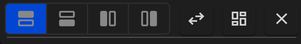 Panel Layout Menu