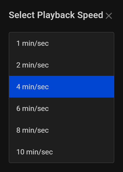 Playback Speed